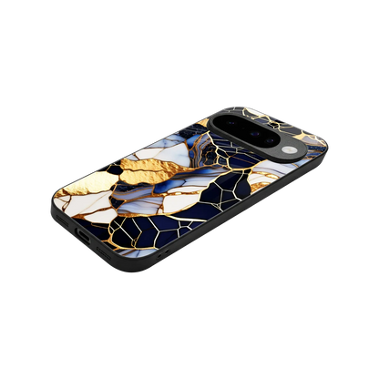 Sapphire Glow stylish phone case for google pixel 10 | glossy glass and slim fit