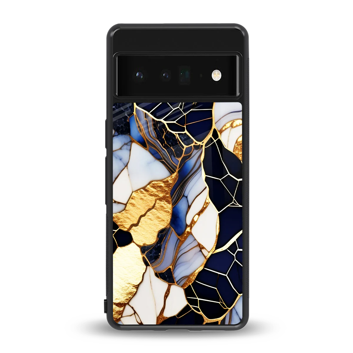 Sapphire Glow back phone cover | glass case for google pixel 6 pro
