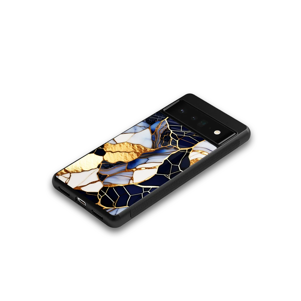 Sapphire Glow google pixel 6 pro mobile cover | shockproof glass phone case