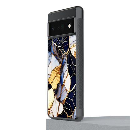 Sapphire Glow stylish phone case for google pixel 6 pro | glossy glass and slim fit