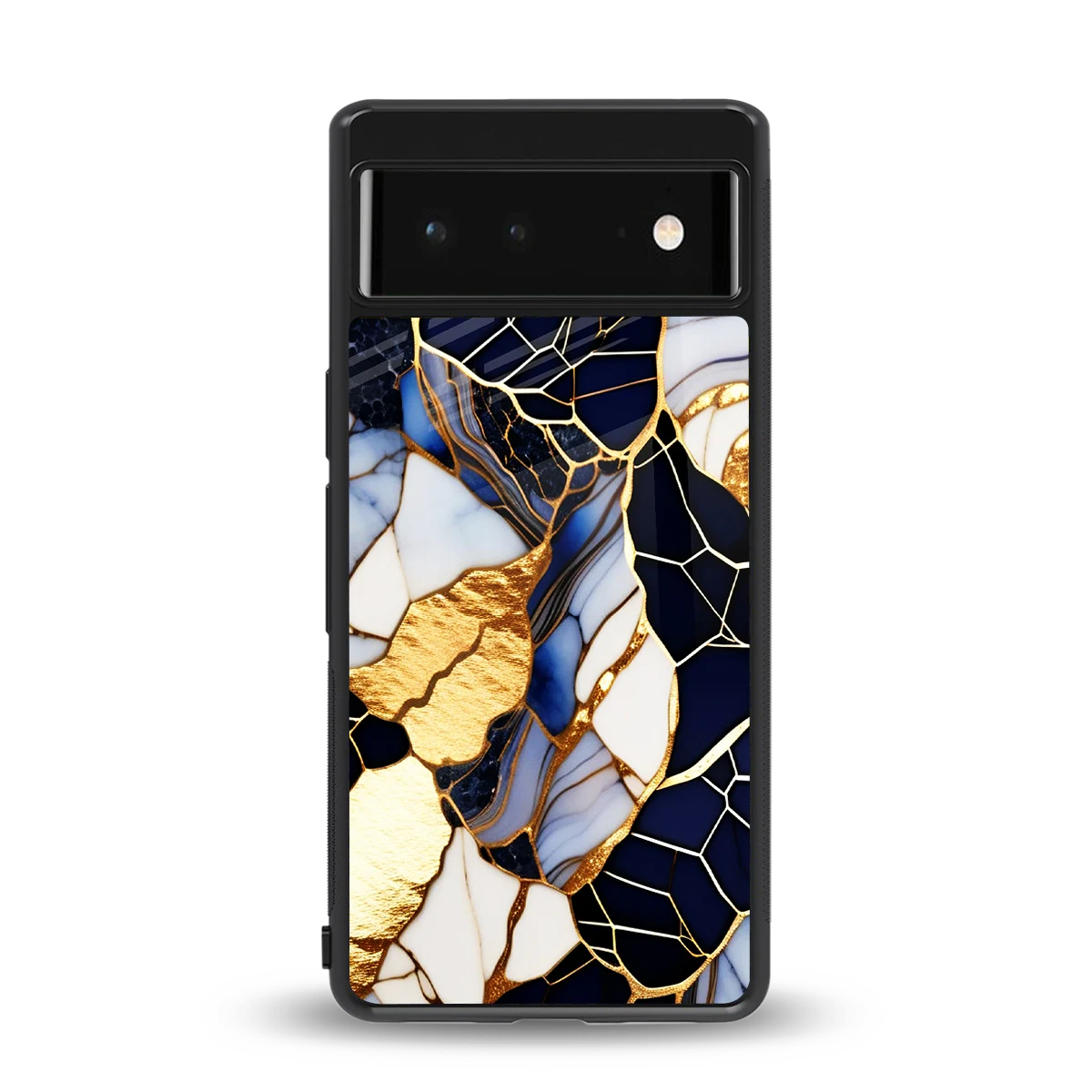 Sapphire Glow back phone cover | glass case for google pixel 6