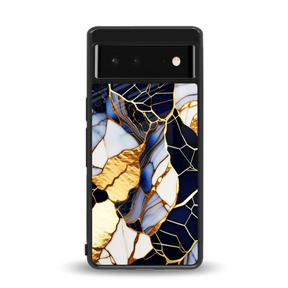 Sapphire Glow back phone cover | glass case for google pixel 6
