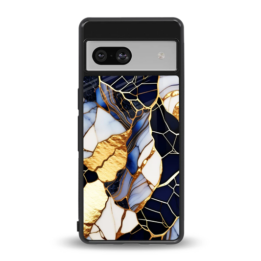 Sapphire Glow back phone cover | glass case for google pixel 7
