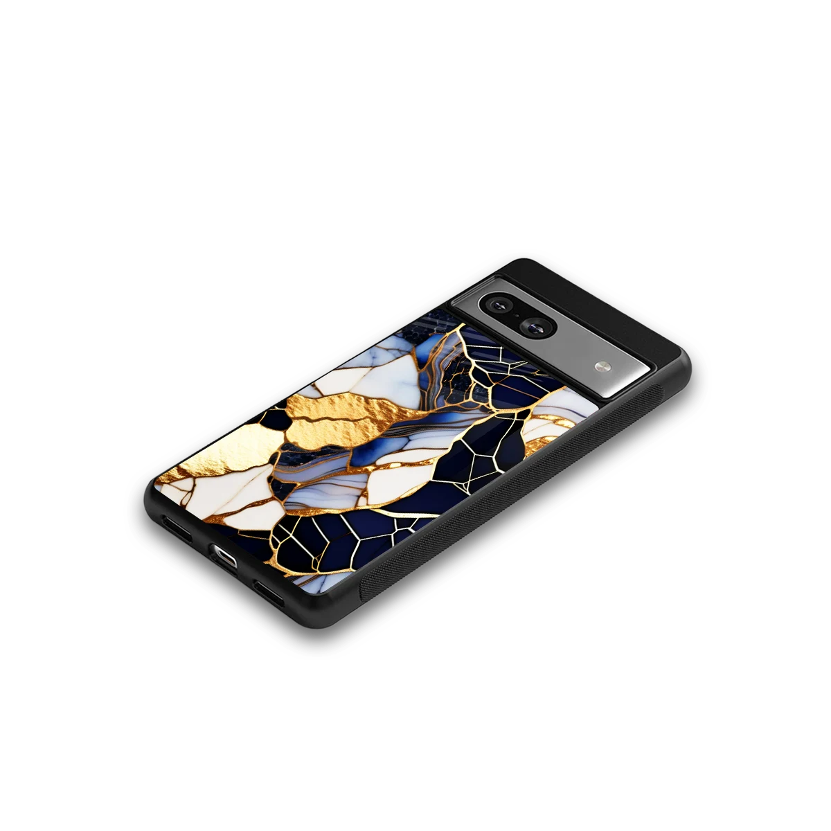 Sapphire Glow google pixel 7a mobile cover | shockproof glass phone case