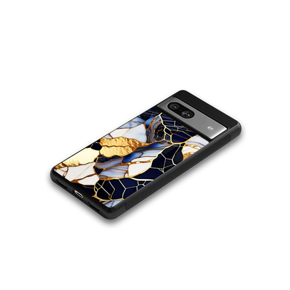 Sapphire Glow google pixel 7a mobile cover | shockproof glass phone case