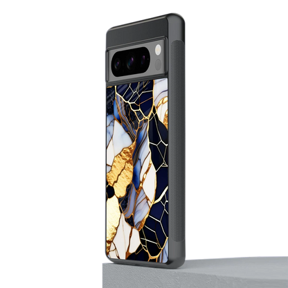 Sapphire Glow stylish phone case for google pixel 8 pro | glossy glass and slim fit