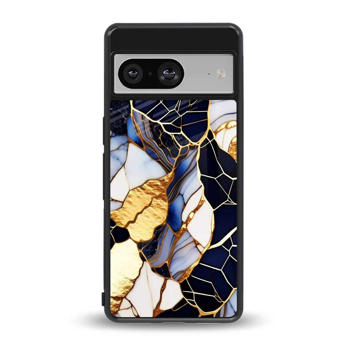 Sapphire Glow back phone cover | glass case for google pixel 8