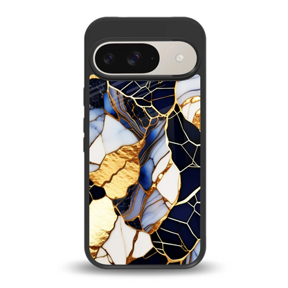 Sapphire Glow back phone cover | glass case for google pixel 9