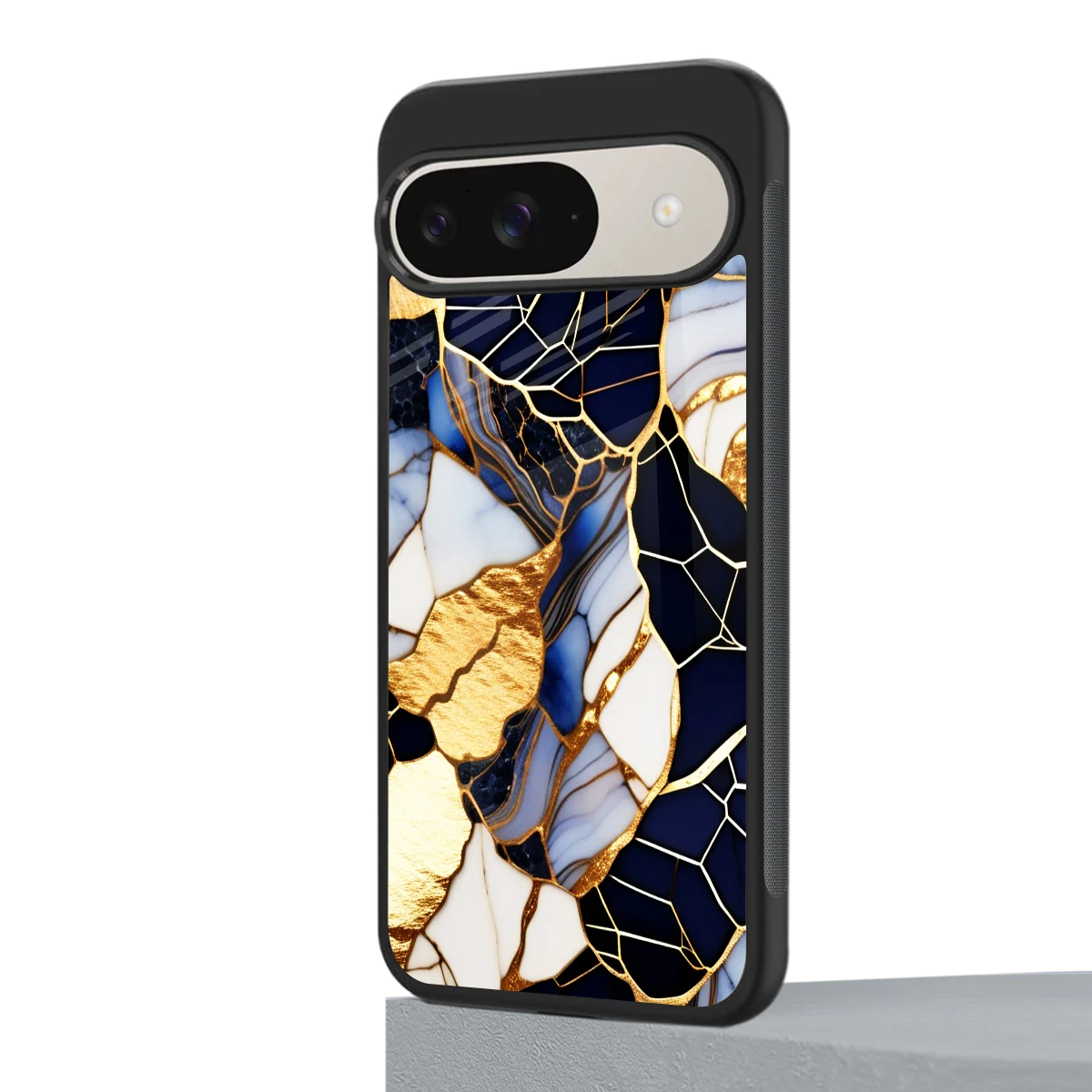 Sapphire Glow google pixel 9 mobile cover | shockproof glass phone case