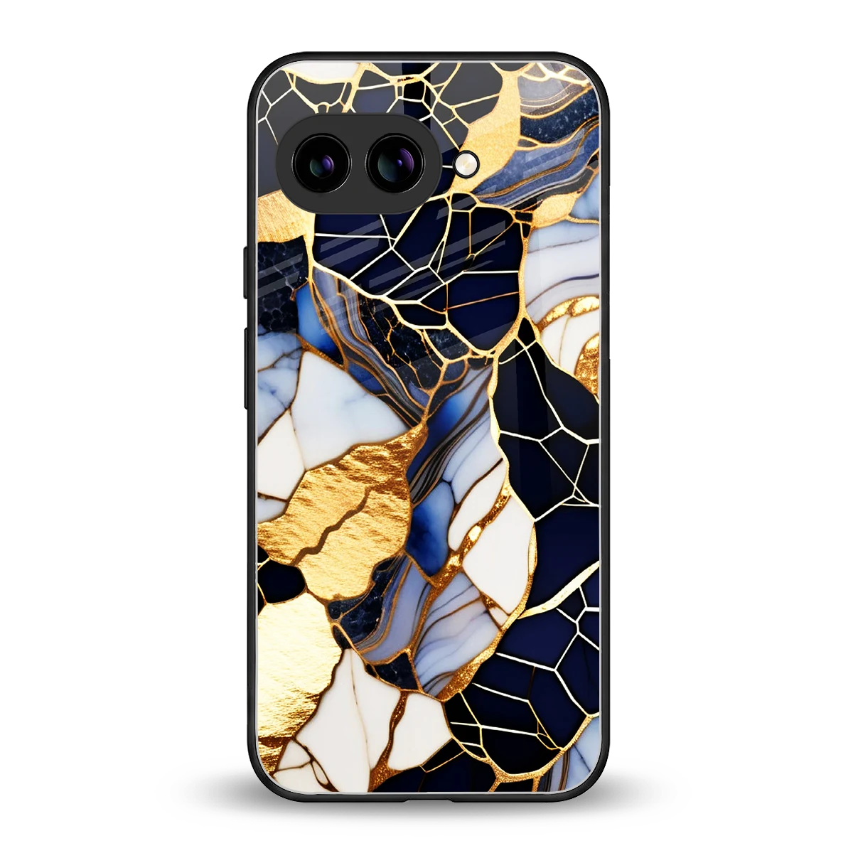 Sapphire Glow back phone cover | glass case for google pixel 9a