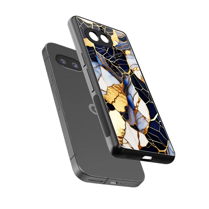 Sapphire Glow sleek google pixel 10a cover with tempered glass back and TPU edges