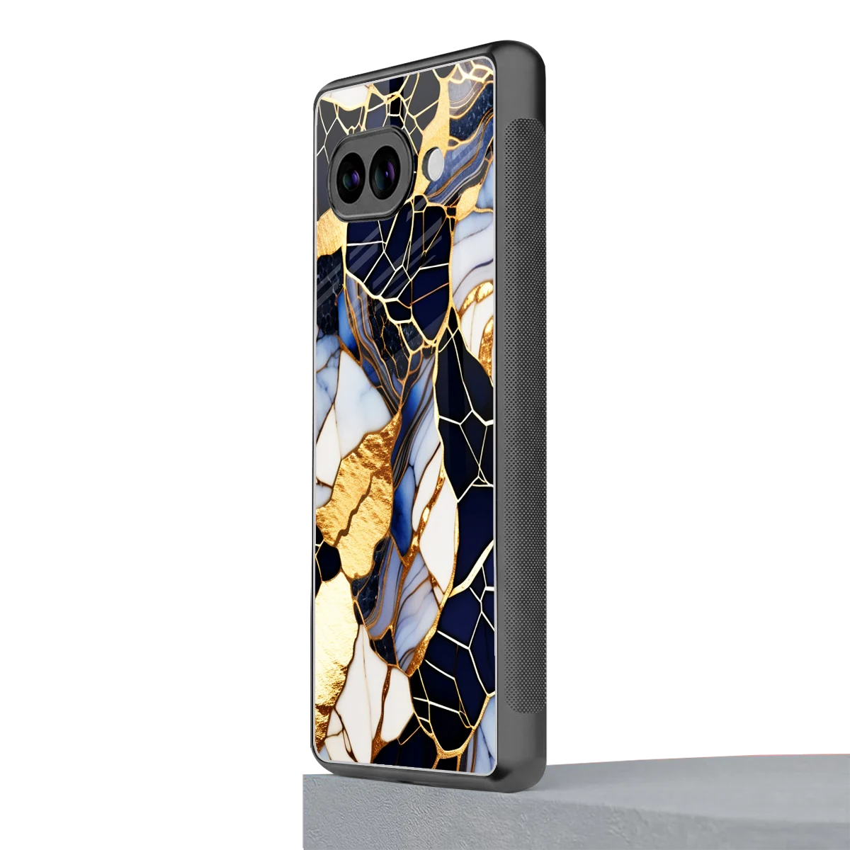 Sapphire Glow google pixel 10a mobile cover | shockproof glass phone case