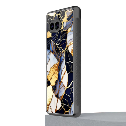 Sapphire Glow google pixel 10a mobile cover | shockproof glass phone case
