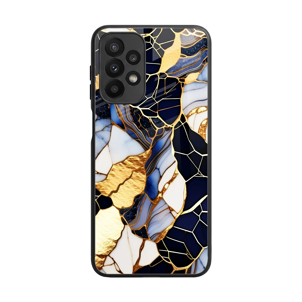 Sapphire Glow back phone cover | glass case for samsung galaxy a23