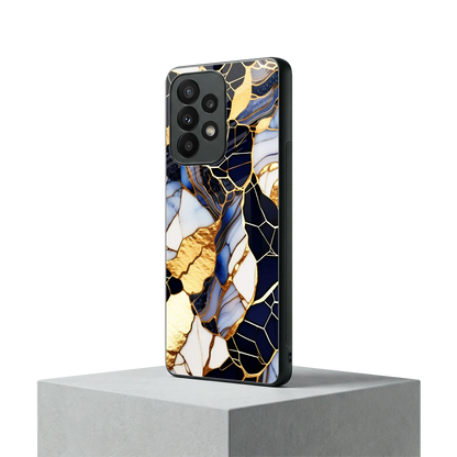 Sapphire Glow samsung galaxy a23 mobile cover | shockproof glass phone case