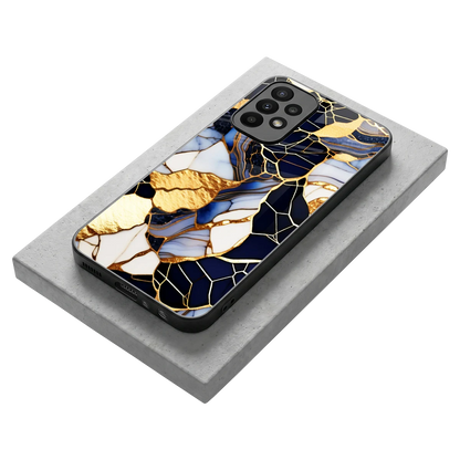 Sapphire Glow stylish phone case for samsung galaxy a23 | glossy glass and slim fit