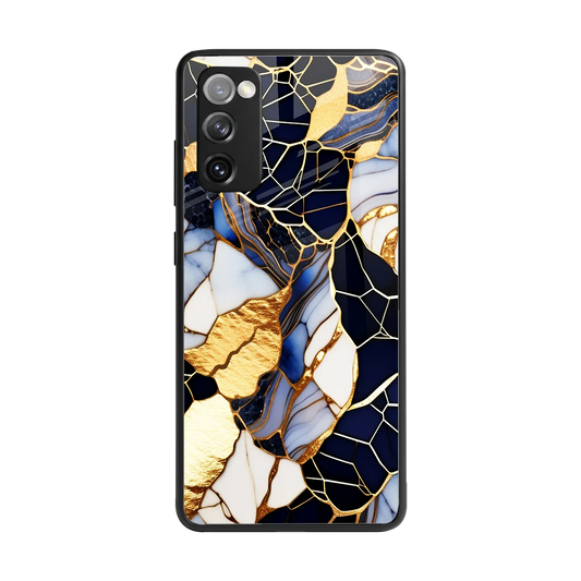 Sapphire Glow back phone cover | glass case for samsung galaxy s20 fe