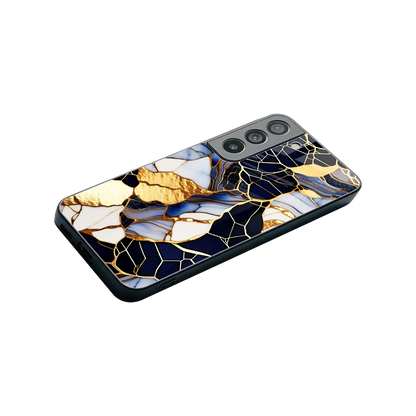 Sapphire Glow stylish phone case for samsung galaxy s22 | glossy glass and slim fit