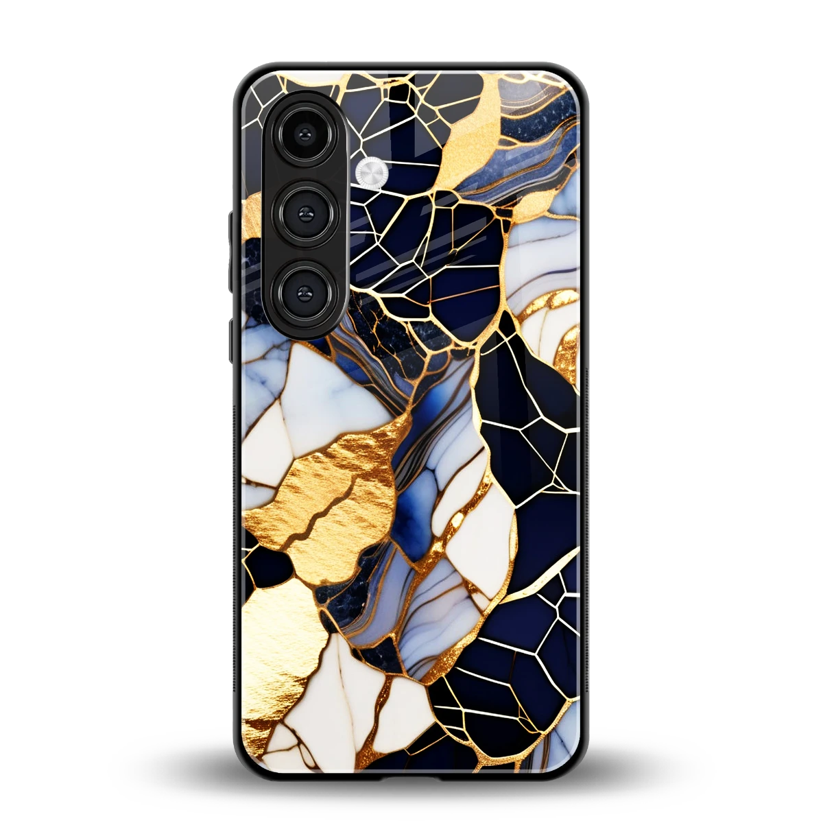 Sapphire Glow back phone cover | glass case for samsung galaxy s24