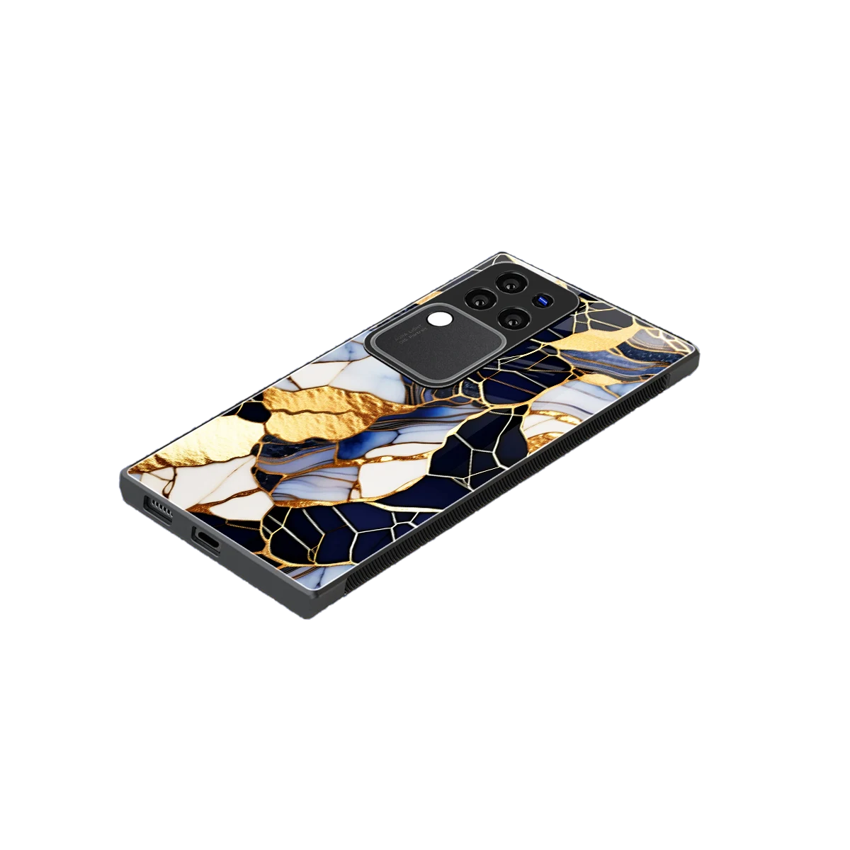 Sapphire Glow stylish phone case forvivo v30 pro | glossy glass and slim fit