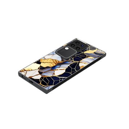 Sapphire Glow stylish phone case forvivo v30 pro | glossy glass and slim fit