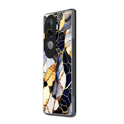 Sapphire Glow vivo v40e mobile cover | shockproof glass phone case