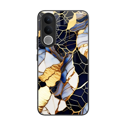 Sapphire Glow back phone cover | glass case for vivo v70 fe