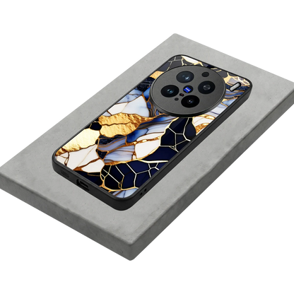 Sapphire Glow stylish phone case for vivo x200 pro | glossy glass and slim fit