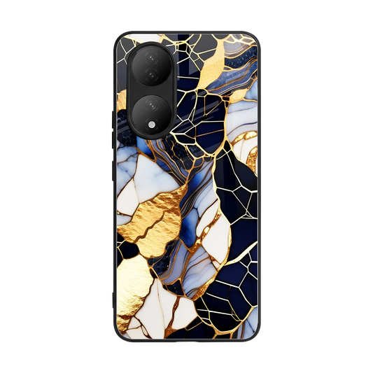 Sapphire Glow back phone cover | glass case for Vivo-y100