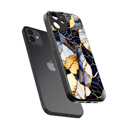 Sapphire Glow sleek iphone 11 cover with tempered glass back and TPU edges