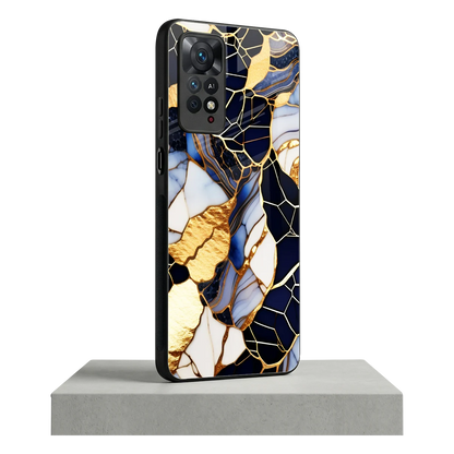 Sapphire Glow redmi note 11 pro mobile cover | shockproof glass phone case