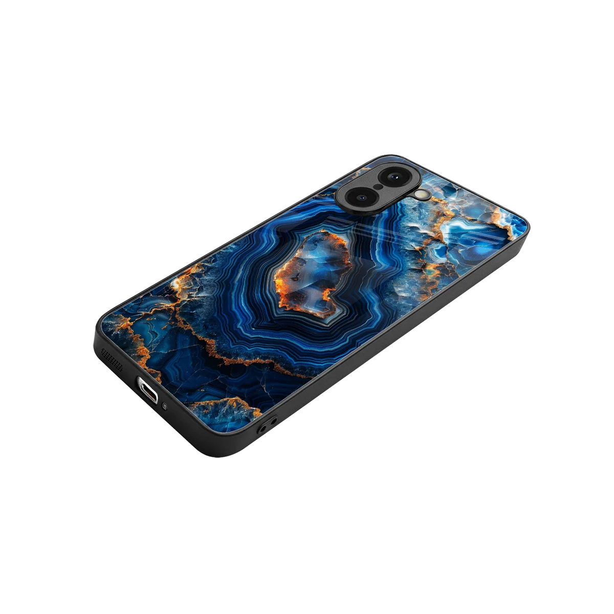 Sapphire Granite stylish phone case for oneplus nord ce5 5g | glossy glass and slim fit