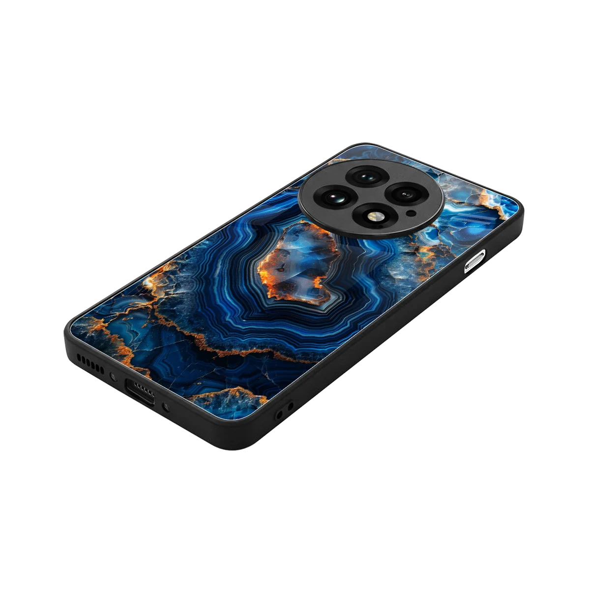 Sapphire Granite stylish phone case for oneplus 13 | glossy glass and slim fit