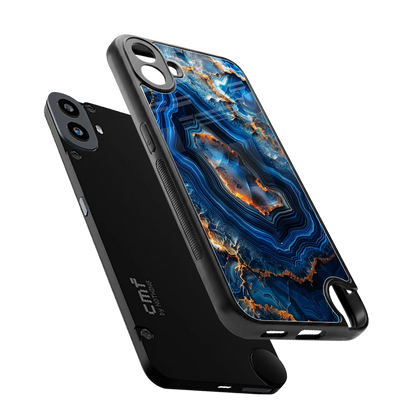 Sapphire Granite sleek cmf nothing phone 1 cover with tempered glass back and TPU edges