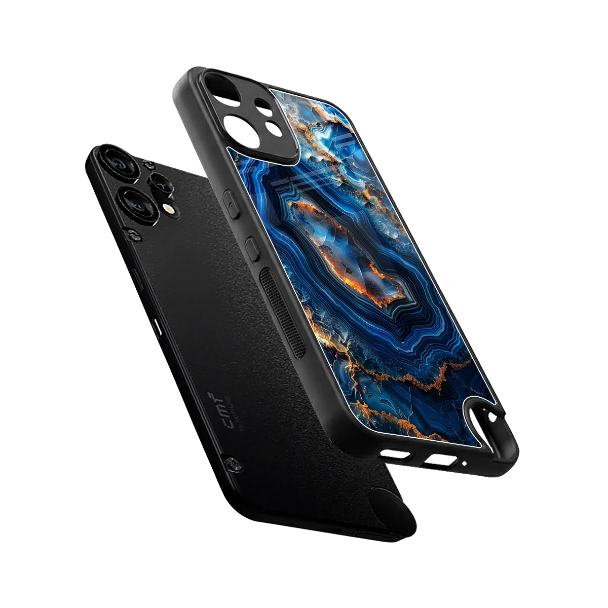 Sapphire Granite sleek cmf nothing phone 2 pro cover with tempered glass back and TPU edges
