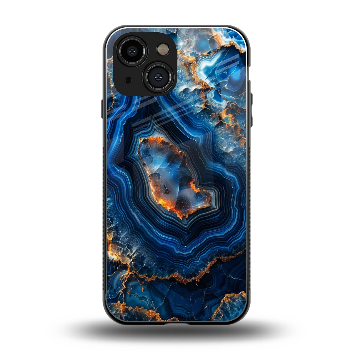 Sapphire Granite back phone cover | glass case for iphone 13 mini
