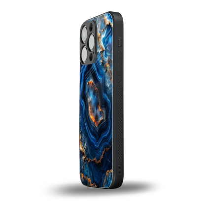 Sapphire Granite iphone 15 pro max mobile cover | shockproof glass phone case