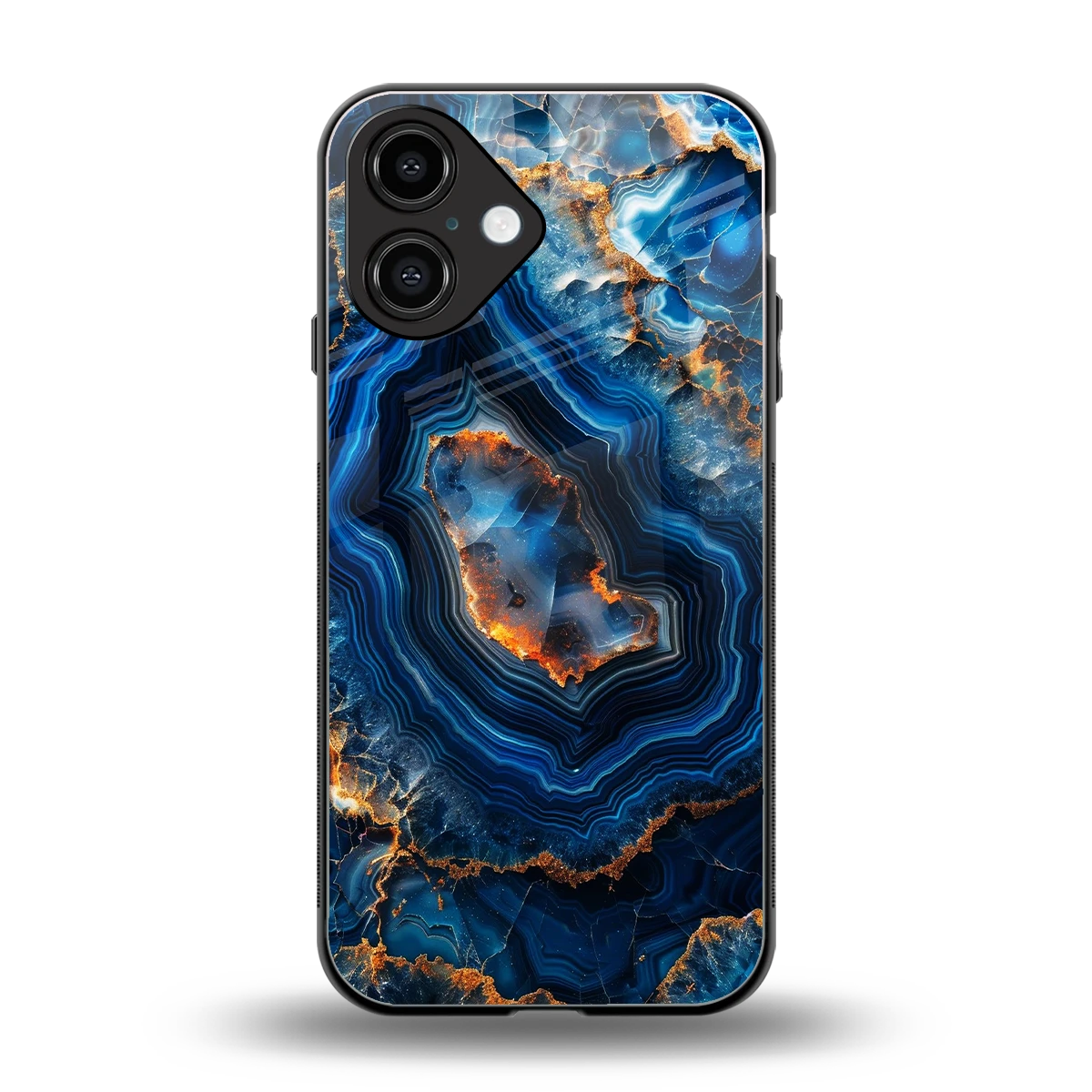 Sapphire Granite back phone cover | glass case for iphone 16