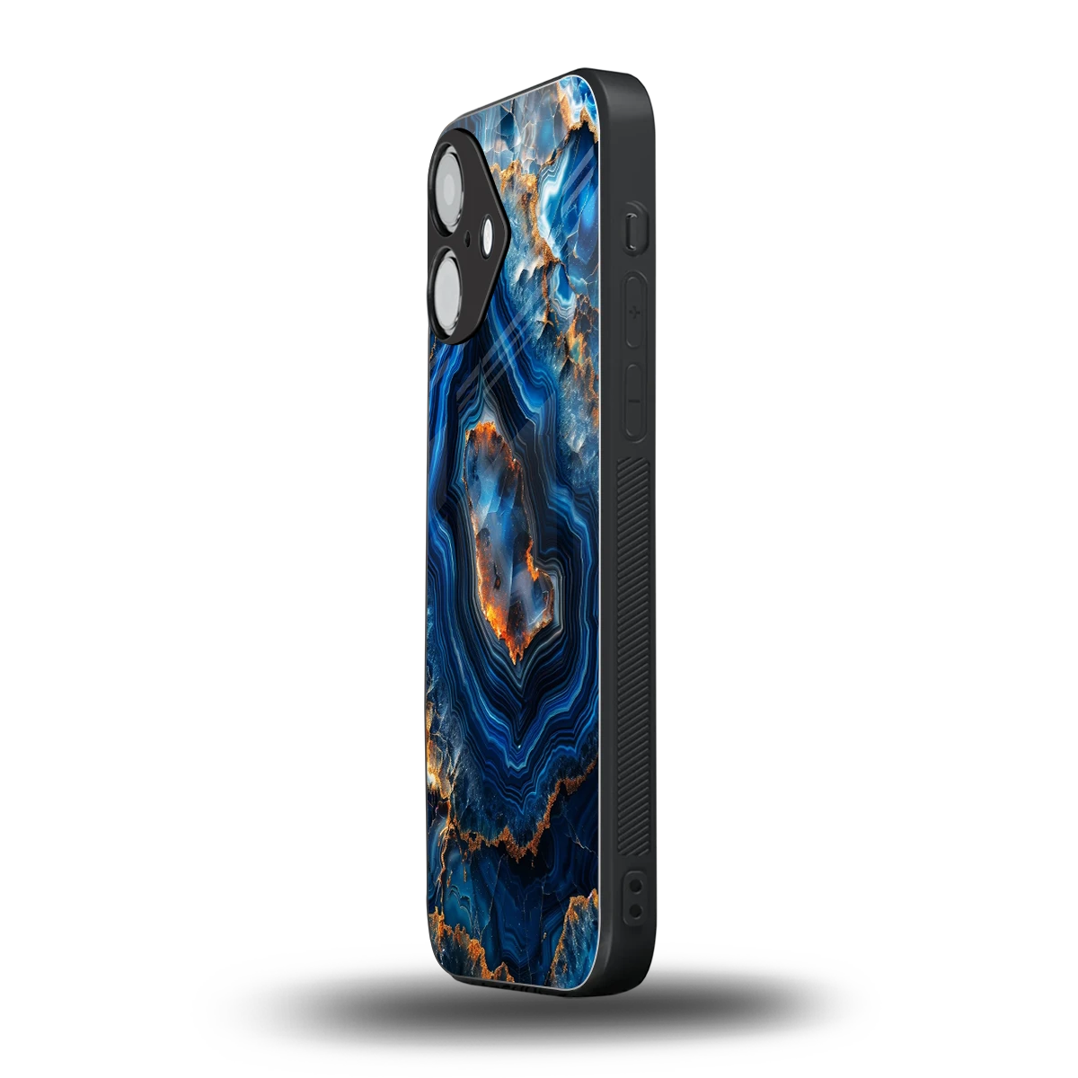 Sapphire Granite iPhone 16 mobile cover | shockproof glass phone case