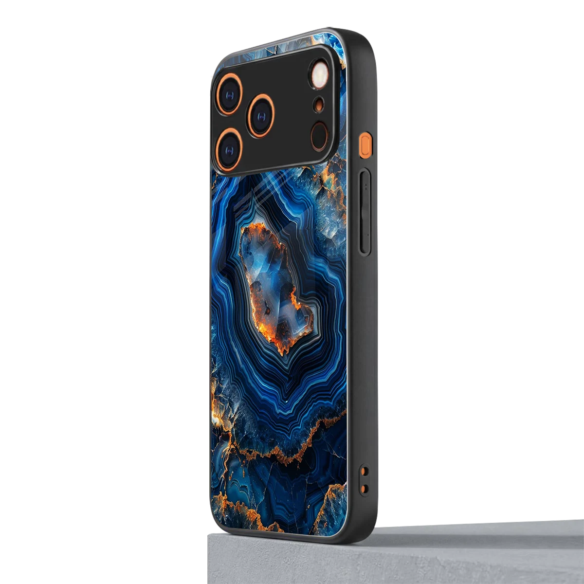 Sapphire Granite iphone 17 pro max mobile cover | shockproof glass phone case