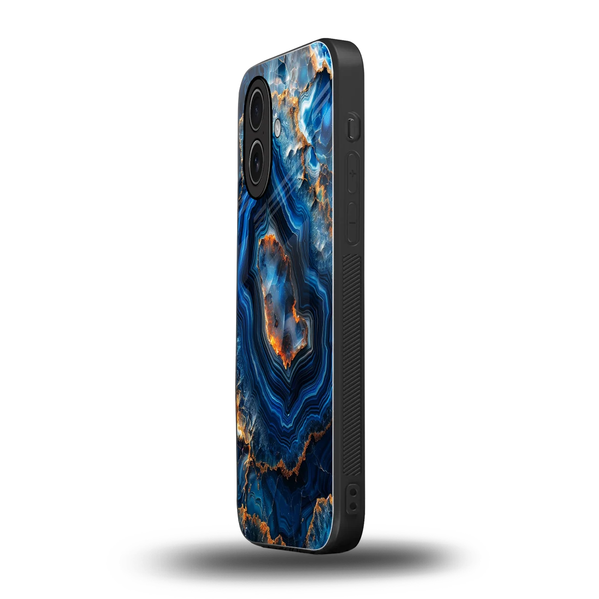 Sapphire Granite iphone 17 mobile cover | shockproof glass phone case