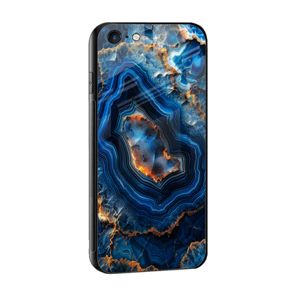 Sapphire Granite sleek iphone 6s plus cover with tempered glass back and TPU edges