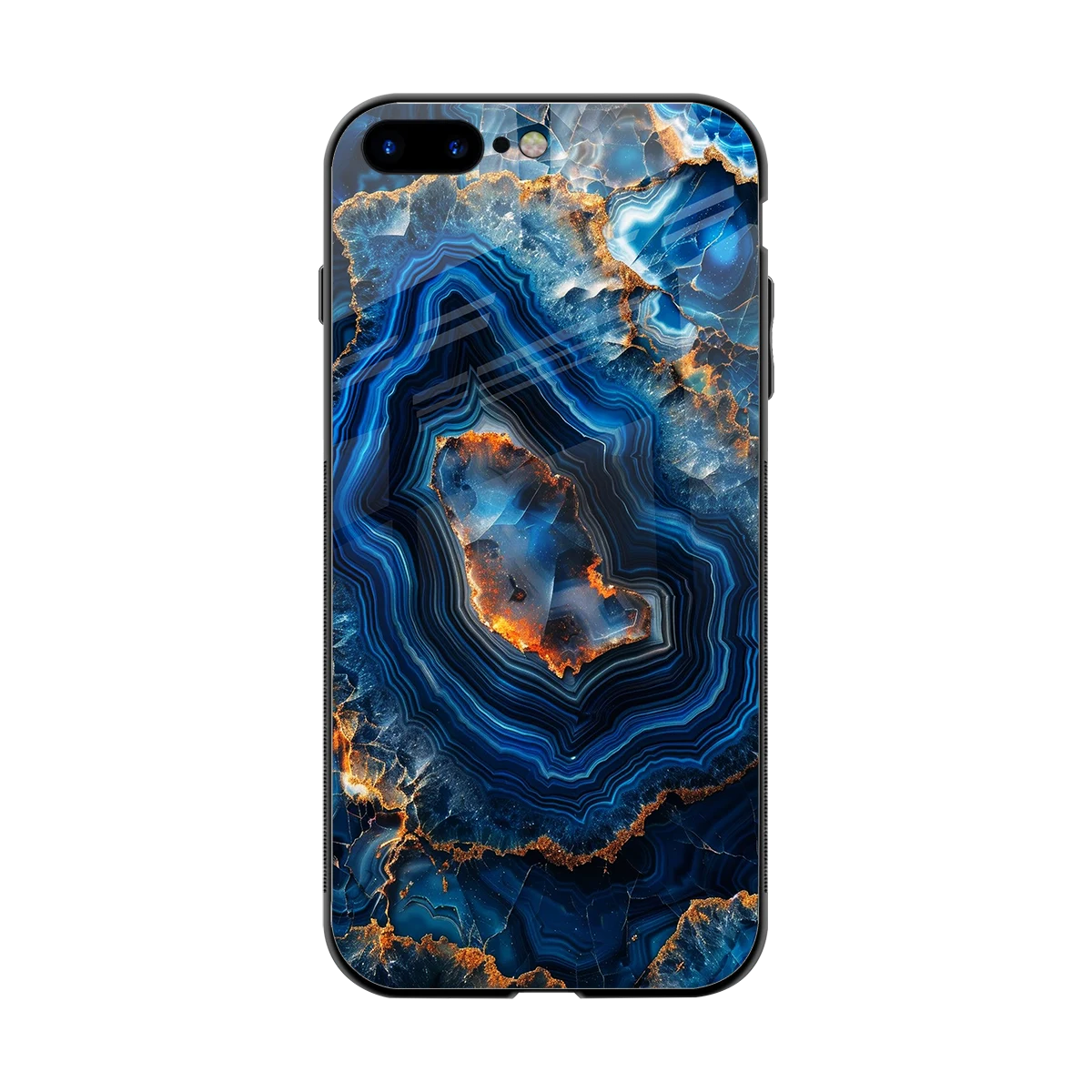 Sapphire Granite back phone cover | glass case for iphone 8 plus