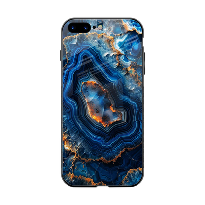 Sapphire Granite back phone cover | glass case for iphone 8 plus