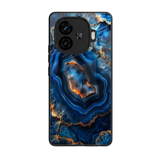 Sapphire Granite back phone cover | glass case for iqoo neo 10r 5g