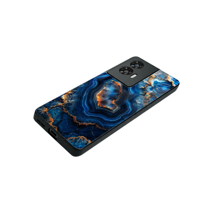 Sapphire Granite stylish phone case for motorola edge 50 fusion | glossy glass and slim fit