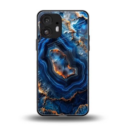 Sapphire Granite back phone cover | glass case for nothing phone 2