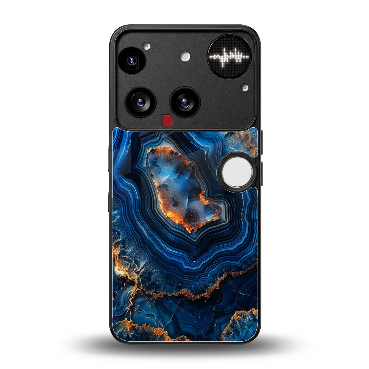 Sapphire Granite back phone cover | glass case for nothing phone 3