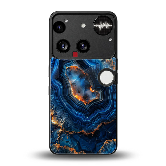 Sapphire Granite back phone cover | glass case for nothing phone 3