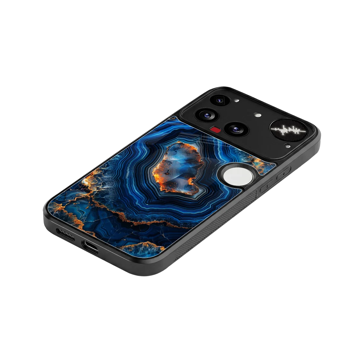 Sapphire Granite stylish phone case for nothing phone 3 | glossy glass and slim fit